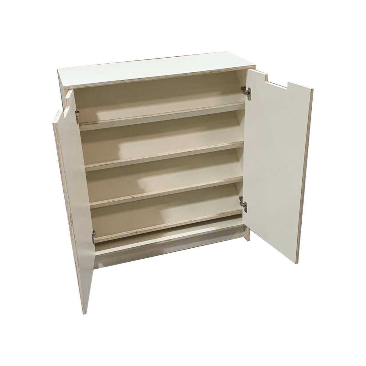 2-Door Shoe Shelf Cabinet