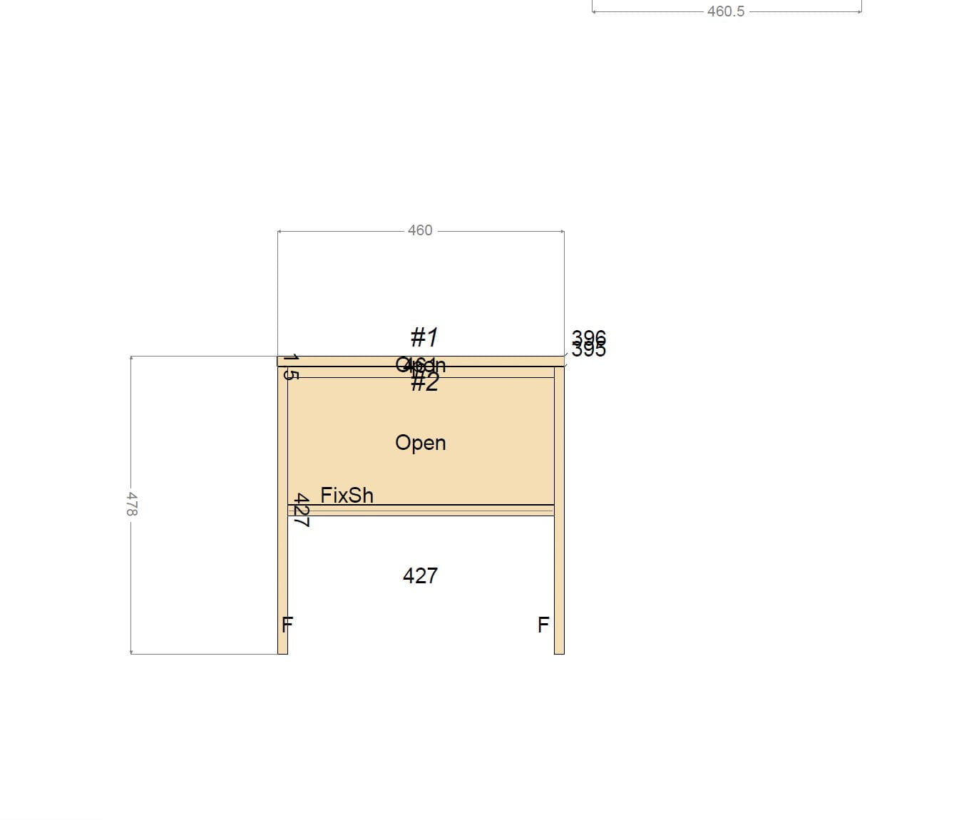 Plywood Warm White bedside tables Set of two 5 Plywood Warm White bedside tables Set of two Furniture 5