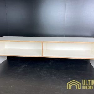 Plywood TV stand / entertainment unit w1600 x h450 x d395m with shelf Furniture 3