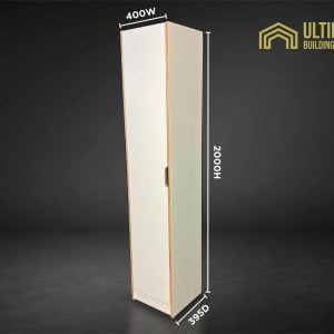 Plywood free standing tall storage cabinet 2000H LH side Soft close hinges Furniture 3
