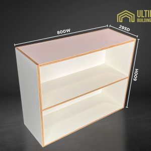 Plywood Wall mounted bookshelves 800W x 295D x 600H Furniture