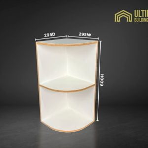 Plywood Corner round wall mounted shelf Furniture