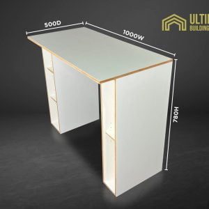 Plywood Work desk with Shelving 1000x500x780 Furniture