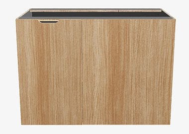 2-Door Storage Kitchen Base Cabinet Kitchens 3