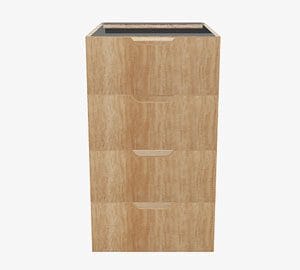 4-Drawer Frameless Kitchen Base Cabinet Kitchens