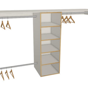 Open Shelving Two Single Hanging Spaces Wardrobe Open Shelving Two Single Hanging Spaces Wardrobe Wardrobes