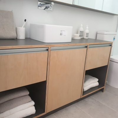 Plywood top plywood bathroom vanity exposed birch