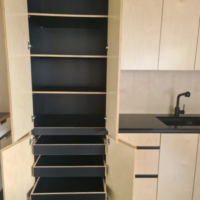 Plywood pantry